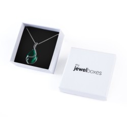 Eco Jewellery Box pendants 85x85x32 White | MyJewelBoxes