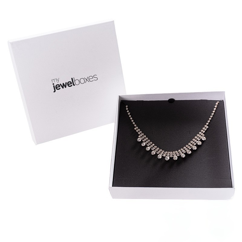 Caja ECOLOGICA joyeria COLLAR 167x167x32 mm. NEB11ECO