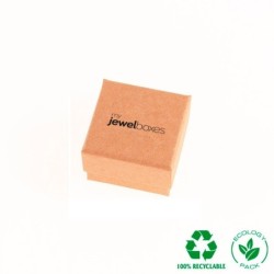 Eco Jewellery Box rings 51x51x33 Kraft | MyJewelBoxes