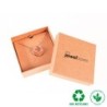 Eco Jewellery Box pendants 85x85x32 Kraft | MyJewelBoxes