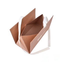 Caja ECOLOGICA de cartón automontable KRAFT 150X72X82 mm. BRO2