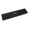 Caja para Pulsera 233×53×23 mm - WAS6B-N, color negro, cerrada, logotipo plateado MyJewelBoxes