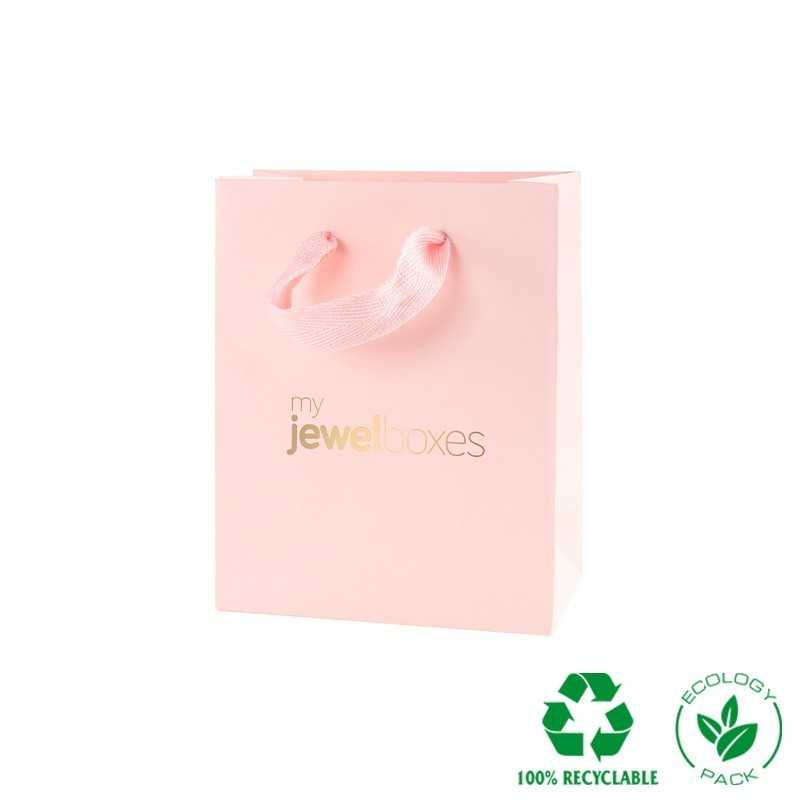 Sac Papier Éco 120x150x65 Rose | MyJewelBoxes