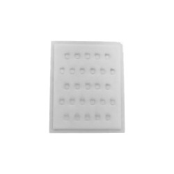 Panneau présentoir bijoux avec supports 200x250 mm