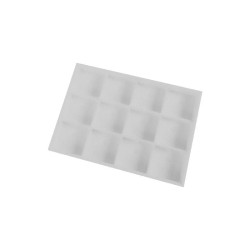 Plateau 12 cases avec inserts pendentif 315x225x30 mm