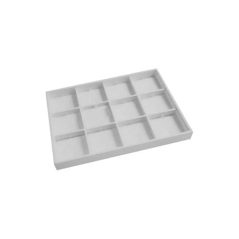 Bandeja 12 divisões com suportes para conjunto 315x225x30 mm