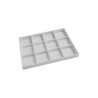 Schmucktablett 12 Fächer mit Set-Einlagen 315x225x30 mm