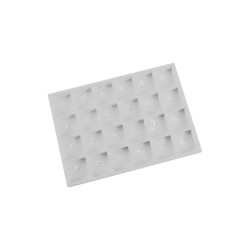 Plateau 24 cases avec inserts pendentif 315x225x30 mm