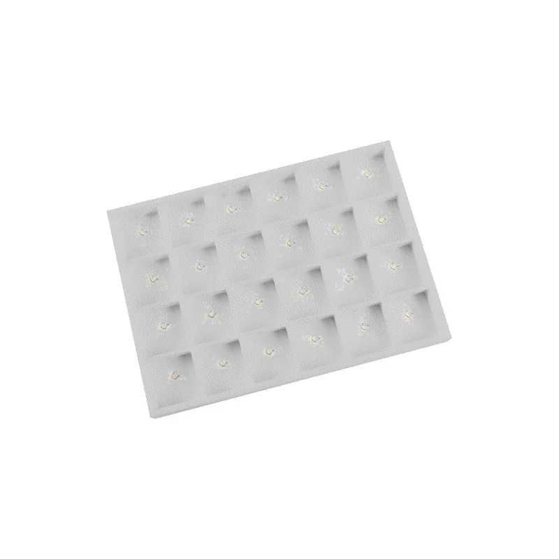 Vassoio 24 scomparti con inserti ciondolo 315x225x30 mm