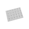 Plateau 24 cases avec inserts pendentif 315x225x30 mm