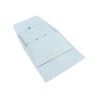 Pochon en microfibre à ruban bleu clair ouvert avec le support pour boucles d'oreilles et pendentifs - MF1-AC-TMF1