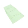 Pochon en microfibre à ruban menthe ouvert avec le support pour boucles d'oreilles et pendentifs - MF1-ME-TMF1
