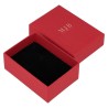 Oorbellendoosje 50×70×25 mm - WAS4-R, rood, open, goudkleurig MyJewelBoxes-logo