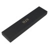Caja para Pulsera 233×53×27 mm - WAS6-N, color negro, cerrada, logotipo dorado MyJewelBoxes