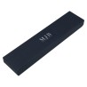 Armbanddoosje 233×53×27 mm - WAS6-A, blauw, gesloten, zilverkleurig MyJewelBoxes-logo