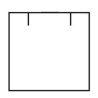 Caja para Collar Maxi 200×200×40 mm - WAS14-N, color negro, esquema del interior