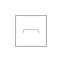 Schema dell'interno dell'astuccio per spilla MIS2PI 47×52×40 mm