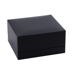 Estuche de joyería de polipiel negro para armis, cerrado - MIS11AR 90×80×44 mm