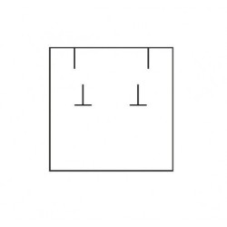 Caja Joyeria PENDIENTES / COLGANTE 73x70x40 mm MAB2BR