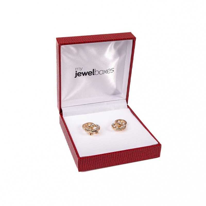 Écrin pour boucles d'oreilles 87×91×30 mm - VER4P | MyJewelBoxes