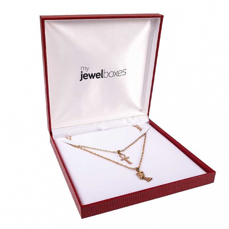 Jewellery Box for Necklaces 160×160×37 mm - VER6 | MyJewelBoxes
