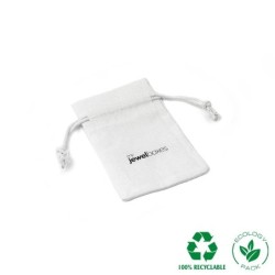 Pochon en coton blanc 65×95 mm BAL11B | MyJewelBoxes