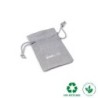 Baumwollbeutel Mittelgrau 65×95 mm BAL11G | MyJewelBoxes