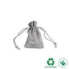 Baumwollbeutel Mittelgrau 65×95 mm BAL11G | MyJewelBoxes