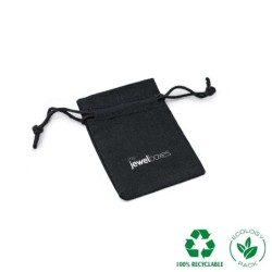 Bolsa de algodão Preto 65×95 mm BAL11N | MyJewelBoxes