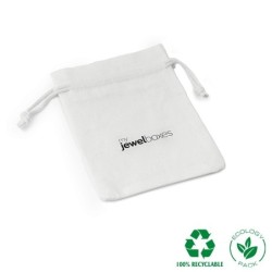 White Cotton Bag 95×120 mm BAL12B | MyJewelBoxes