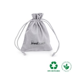 Mid grey Cotton Bag 95×120 mm BAL12G | MyJewelBoxes