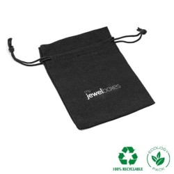 Baumwollbeutel Schwarz 95×120 mm BAL12N | MyJewelBoxes