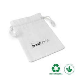 White Cotton Bag 105×145 mm BAL13B | MyJewelBoxes