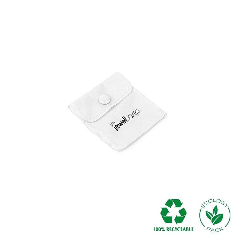 White Cotton Bag 57×57 mm BAL21B | MyJewelBoxes