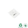 Bolsa de algodão Branco 57×57 mm BAL21B | MyJewelBoxes