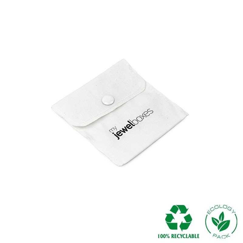 Sacchetto in cotone bianco 79×79 mm BAL22B | MyJewelBoxes