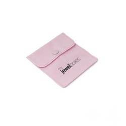 Roze katoenen zakje 79x79 mm - BAL22R