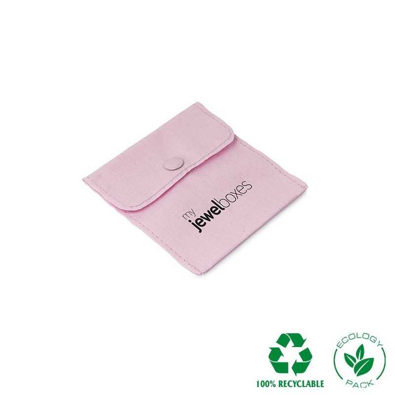 Pink Cotton Bag 79×79 mm BAL22R | MyJewelBoxes