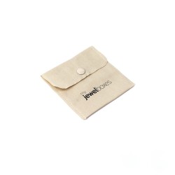 Naturel katoenen zakje 79x79 mm - BAL22NA