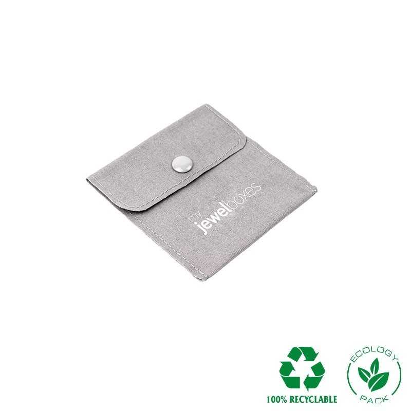 Mid grey Cotton Bag 79×79 mm BAL22G | MyJewelBoxes