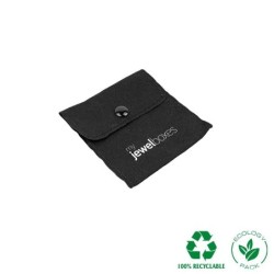 Bolsa de algodão Preto 79×79 mm BAL22N | MyJewelBoxes