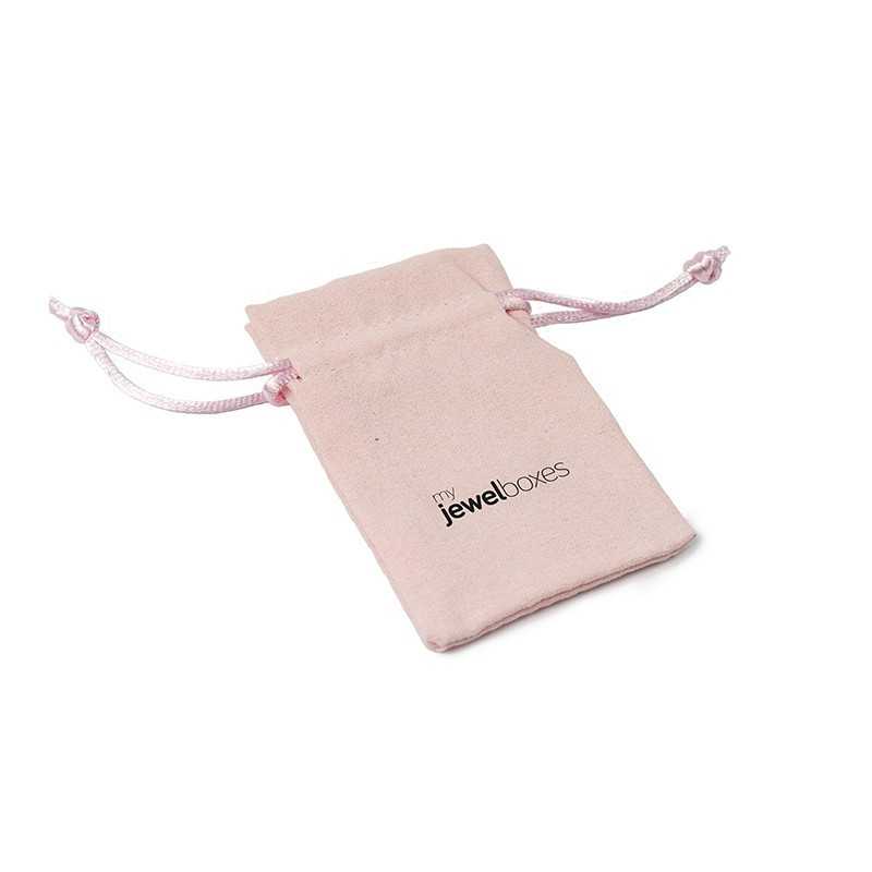 Pink Premium Suede Bag 65×95 mm BSU11R | MyJewelBoxes