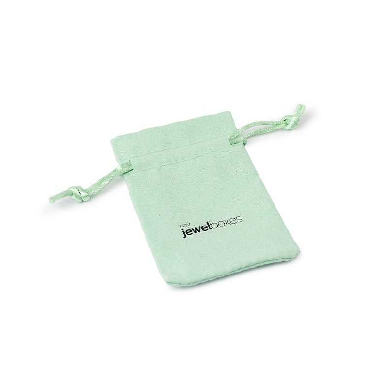Sacchetto in suede premium verde acquamarina 65×95 mm BSU11A | MyJewelBoxes