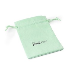 Suede-Beutel Premium Aquamarin 95×120 mm BSU12A | MyJewelBoxes