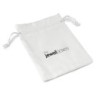 White Premium Suede Bag 105×145 mm BSU13B | MyJewelBoxes
