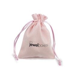 Bolsa de suede premium Rosa 105×145 mm BSU13R | MyJewelBoxes