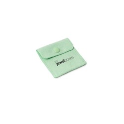 Aquamarine Premium Suede Bag 57×57 mm BSU21A | MyJewelBoxes