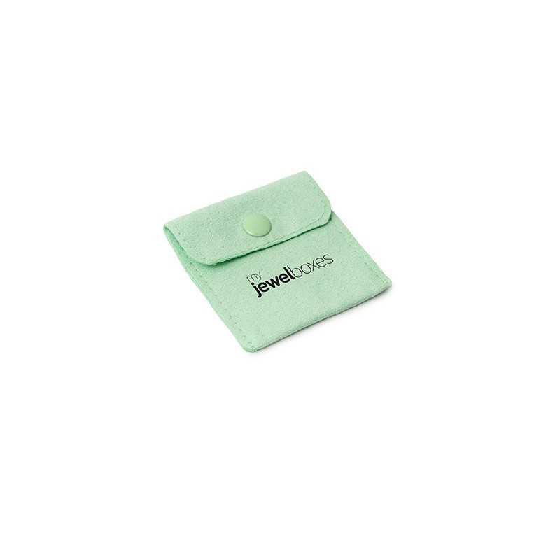 Aquamarine Premium Suede Bag 57×57 mm BSU21A | MyJewelBoxes