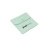 Aquamarine Premium Suede Bag 79×79 mm BSU22A | MyJewelBoxes