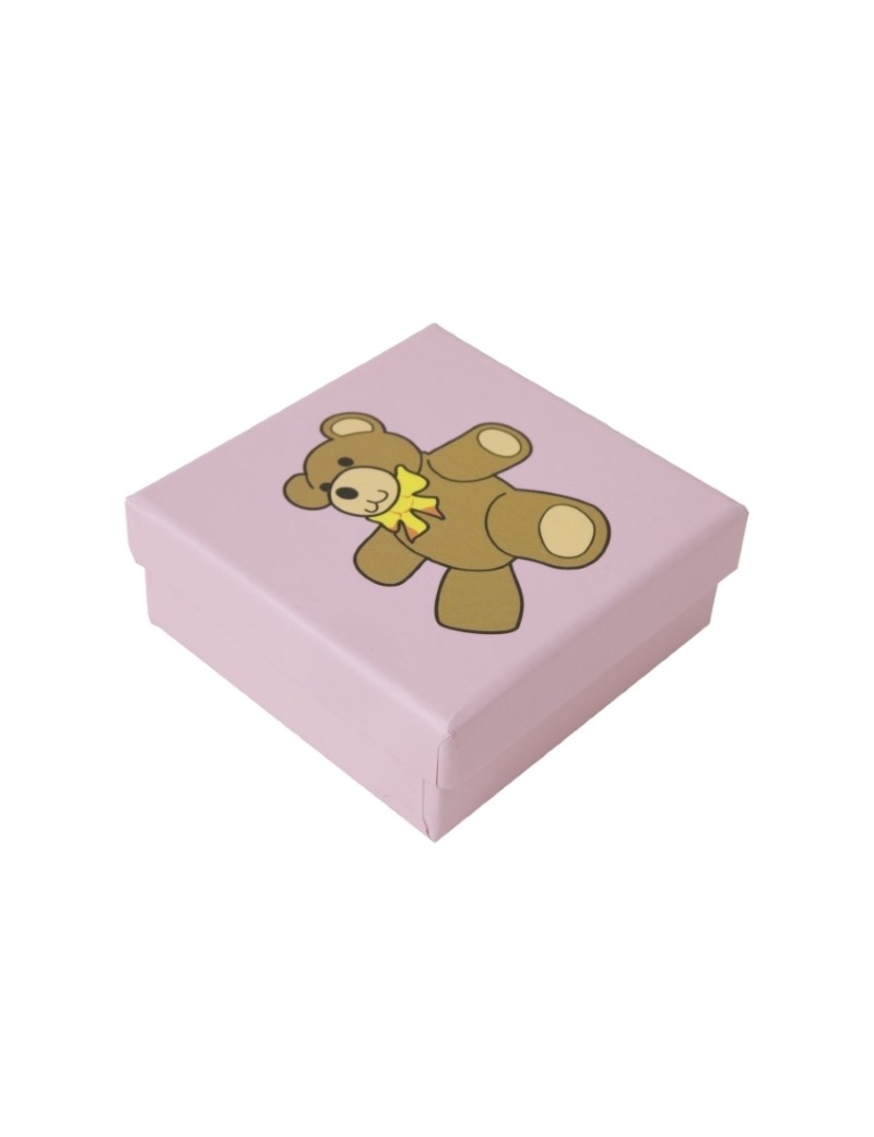 Caja de carton infantil y bebes para pendientes y conjunto BAB3